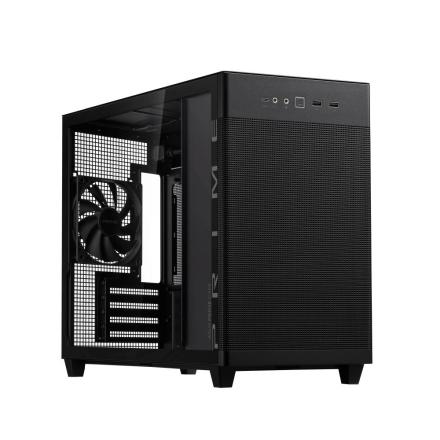 Caixa gaming asus prime ap201 tg mini-itx preto