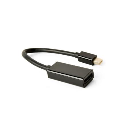 Adaptador mini displayport para displayport 4k preto