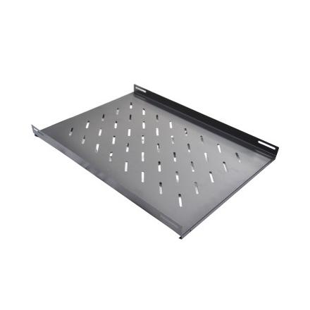 Wp rack fixed shelf for rna series depth 600, black ral 9005