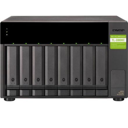 Qnap 8 bay desktop usb c 3.1 gen2 10gbps jbod expansion unit