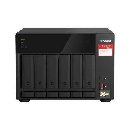Nas qnap 6-bay zhaoxin kx-u6580 8c/8t 2.5ghz/8gb/2x2.5gbe/us