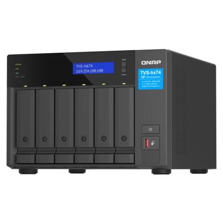 Nas qnap 6-bay i3-12100 4c/8t 4.3ghz/16gb/2 x 2.5gbe (2.5g/1