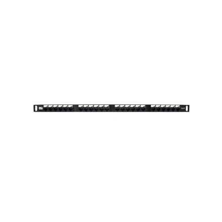 Wp rack 19\\" patch panel cat.6 utp 24 rj45 ports high densit