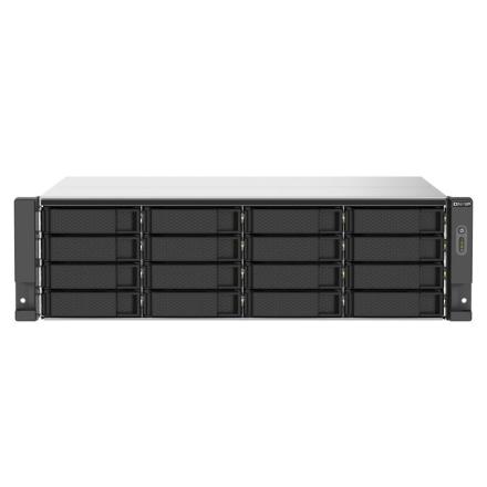 Nas qnap 16-bay ryzen v1500b 4c/8t 2.2ghz/16gb/2x2.5gb/usb/2