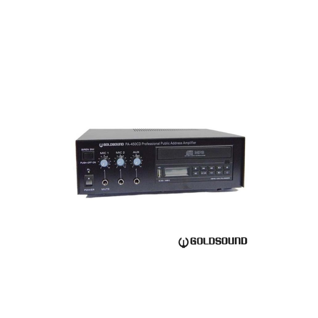 Amplificador Public Address Pa-450cd C/Leitor Cd 15w Rms