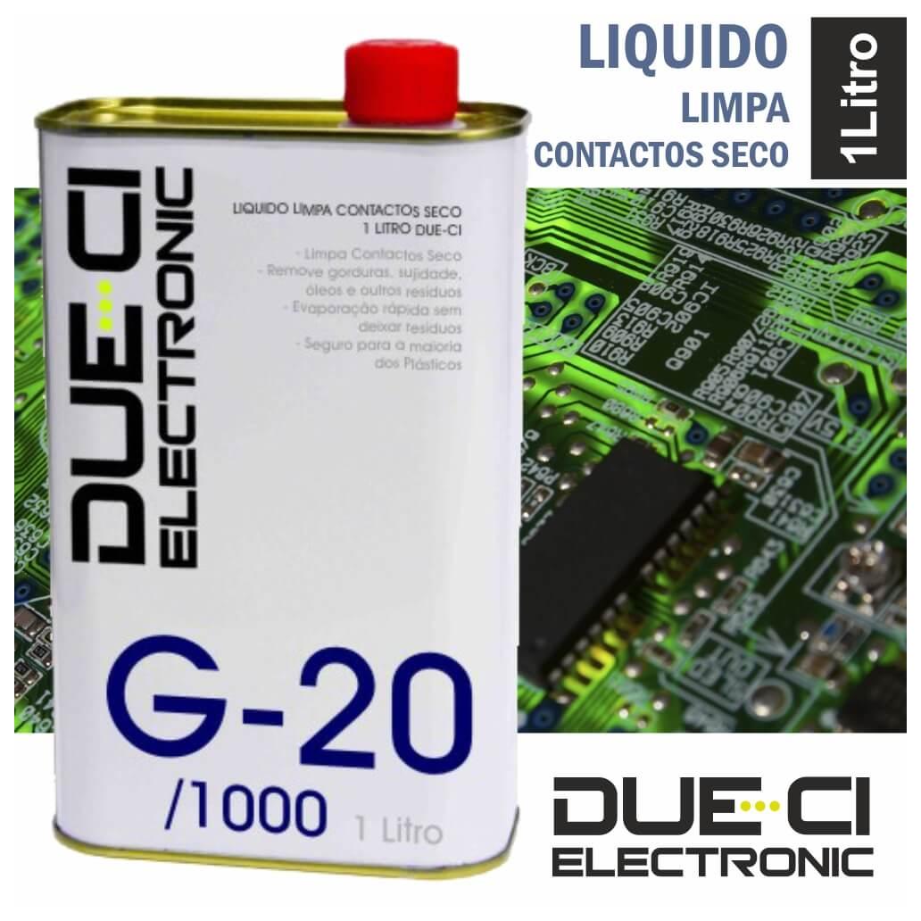 Liquido Limpa Contacto S/Resíduo G-20 1 Litro Due-Ci