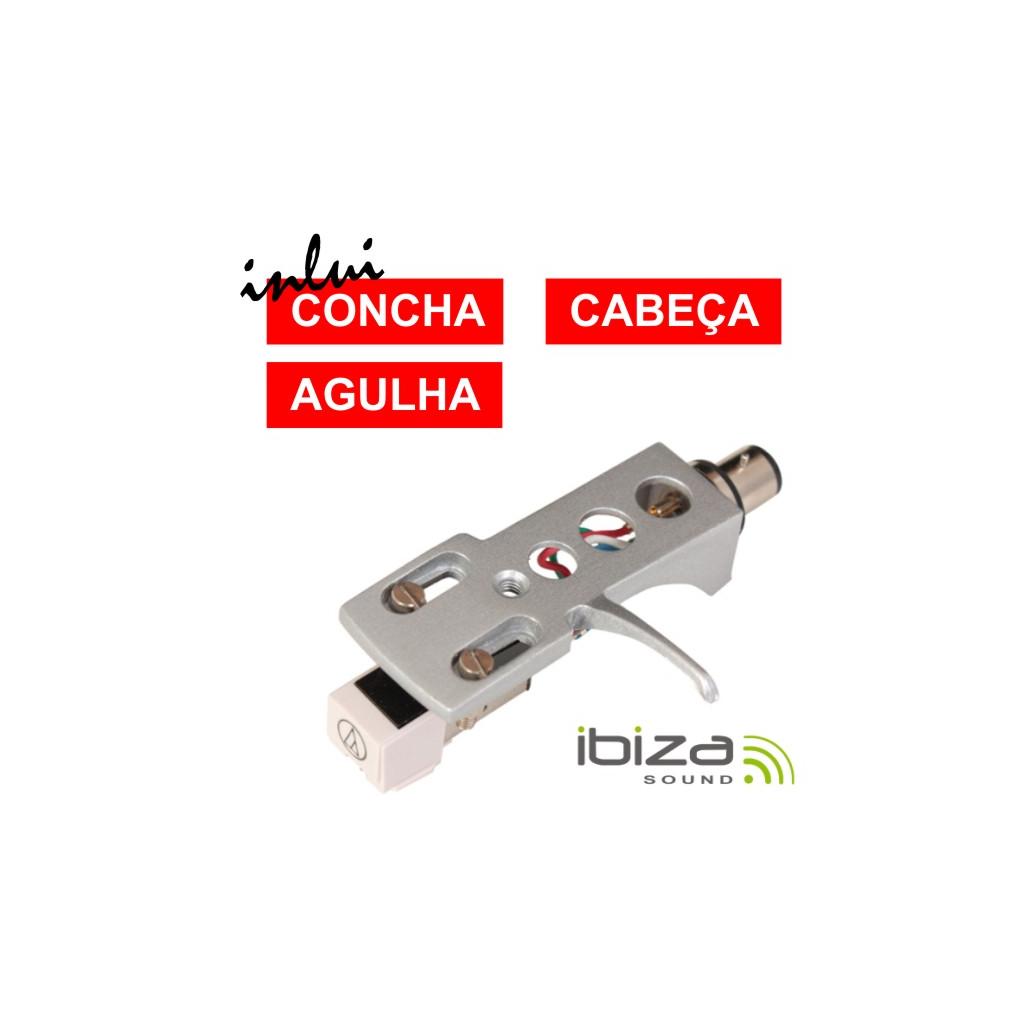 Cabeça Gira-Discos C/Agulha Atn3600 E Concha Audiotechnica