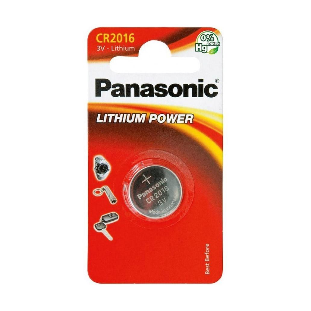 Pilha Lithium Botão Cr2016 3v Panasonic