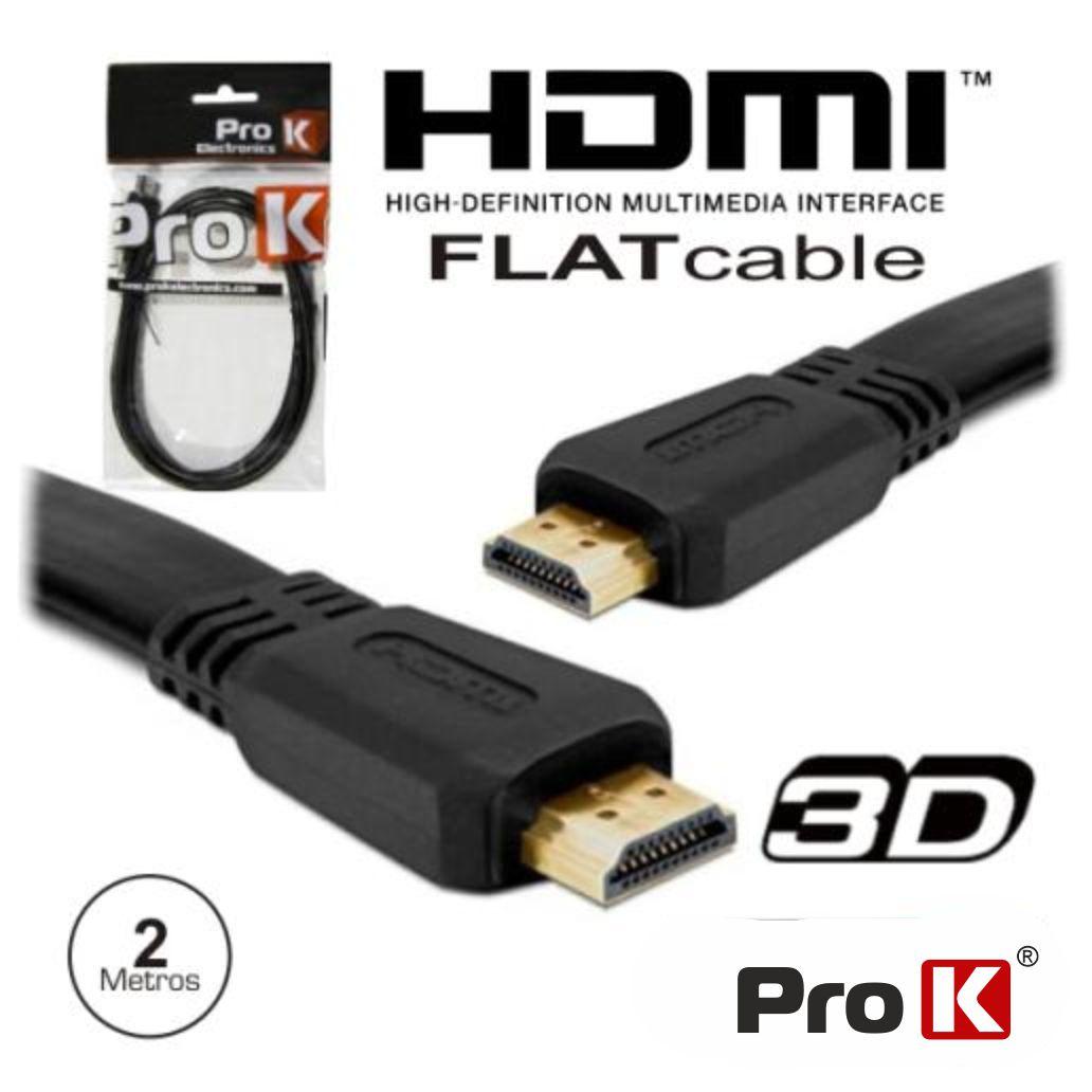 Cabo Hdmi 1.4 Macho / Macho 2m Preto Prok