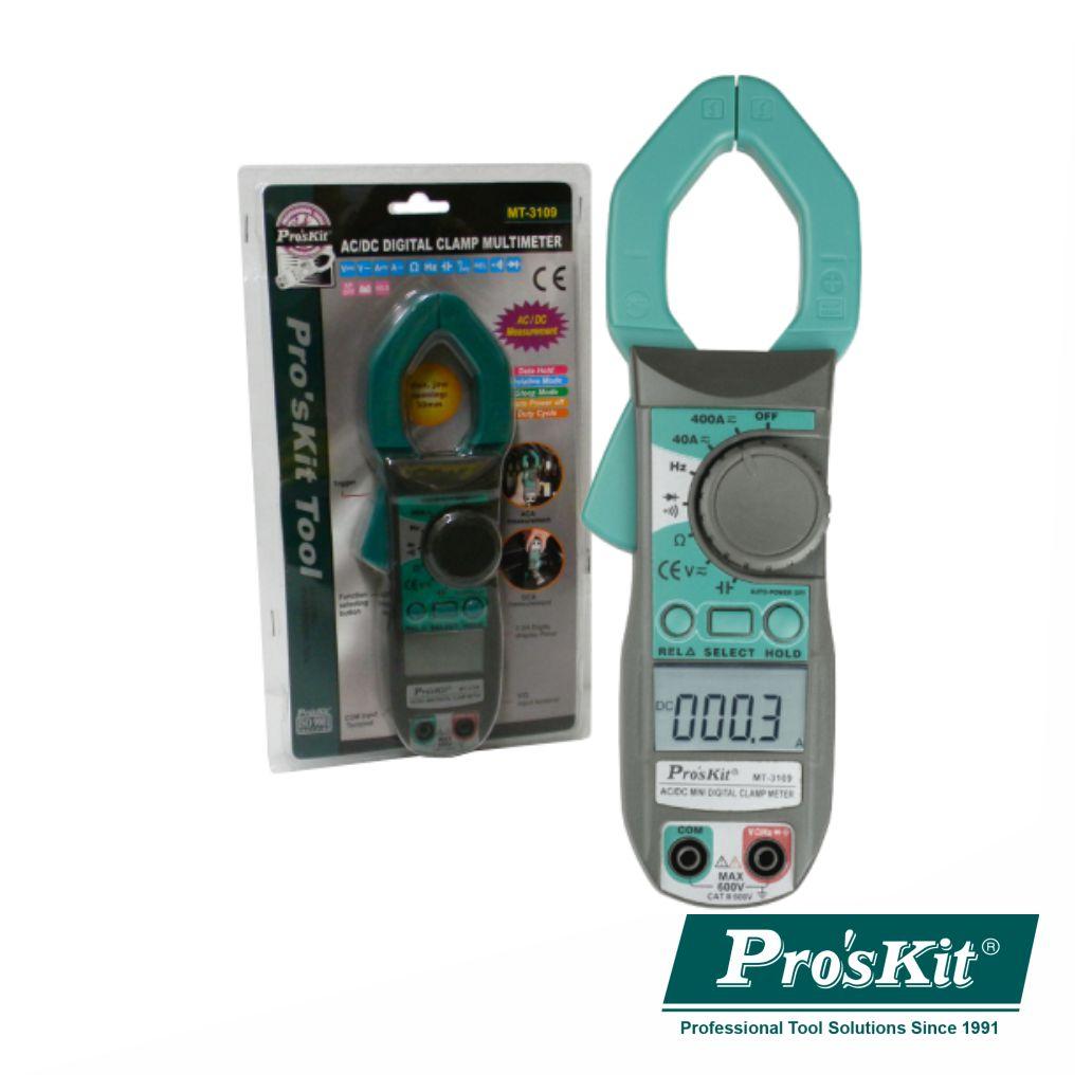 Pinça Amperimétrica Digital Ac/Dc 400a 600v Proskit