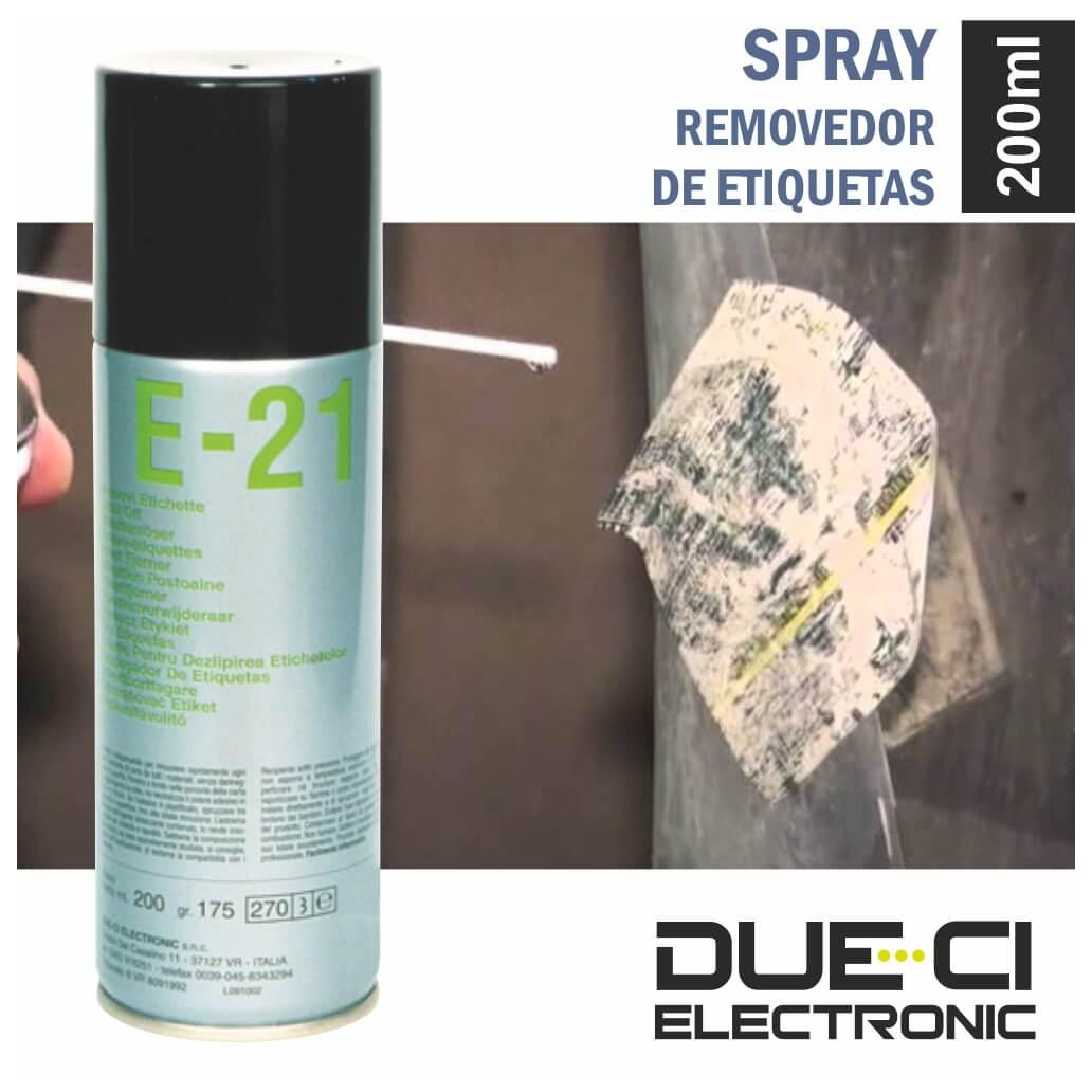 Spray Removedor De Etiquetas E-21 200ml Due-Ci