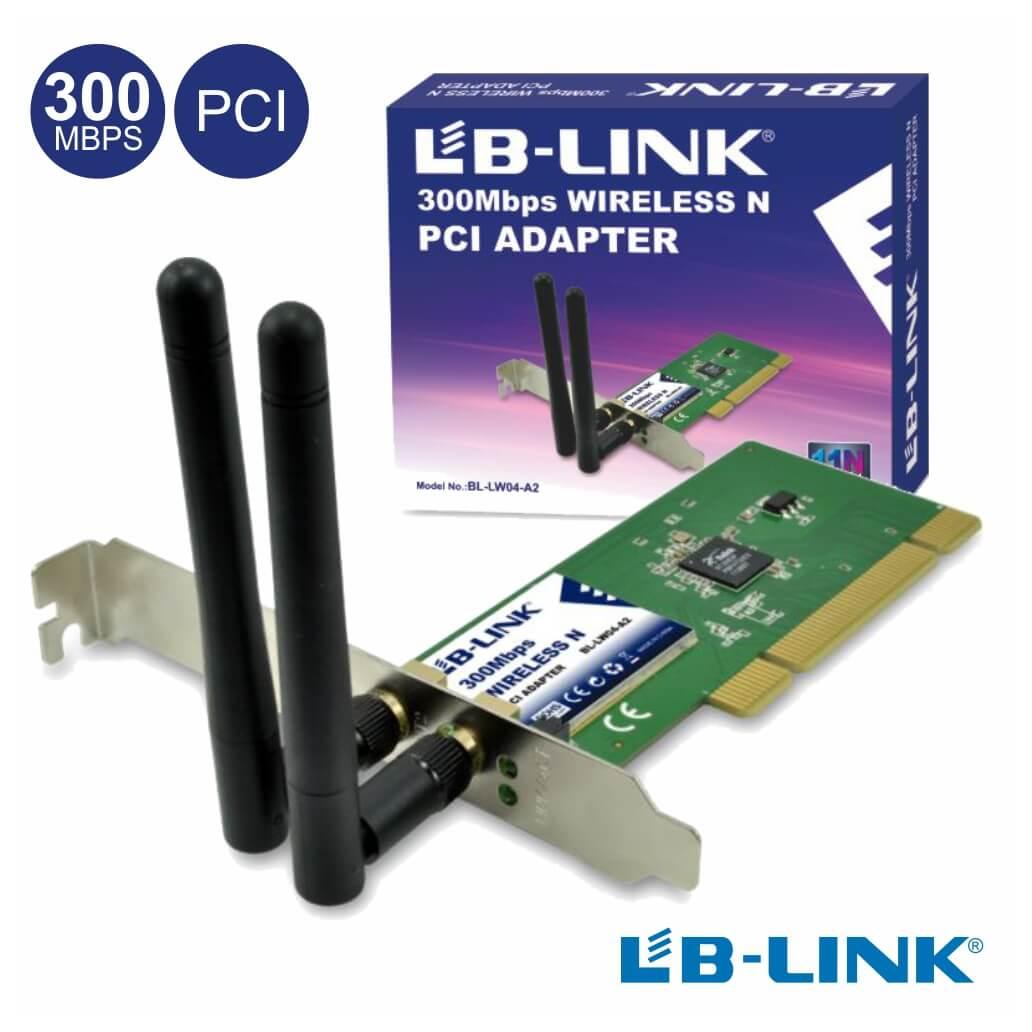 Placa De Rede Pci Wireless 300mbps Lb-Link