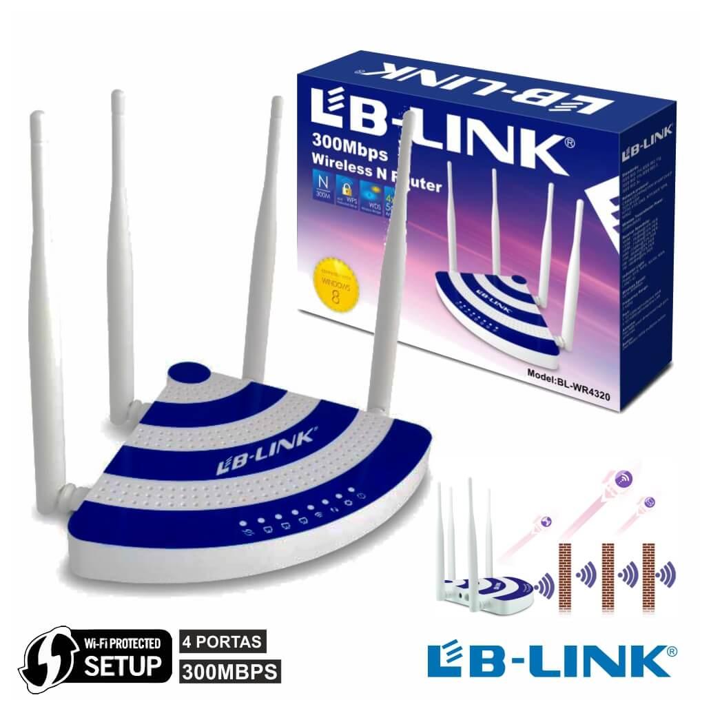 Router Wireless 300mbps 4xlan Lb-Link