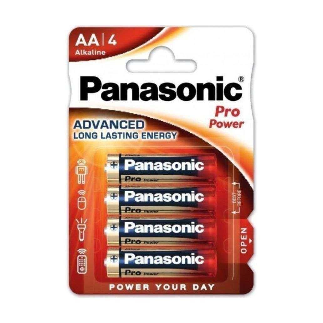 Pilha Alcalina Aa 1.5v Blister 4 Panasonic