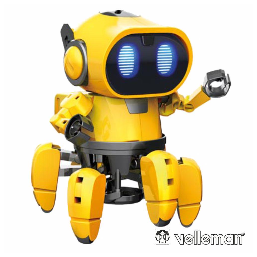 Kit Robot C/ 6 Pernas Tobbie 107 Peças Velleman