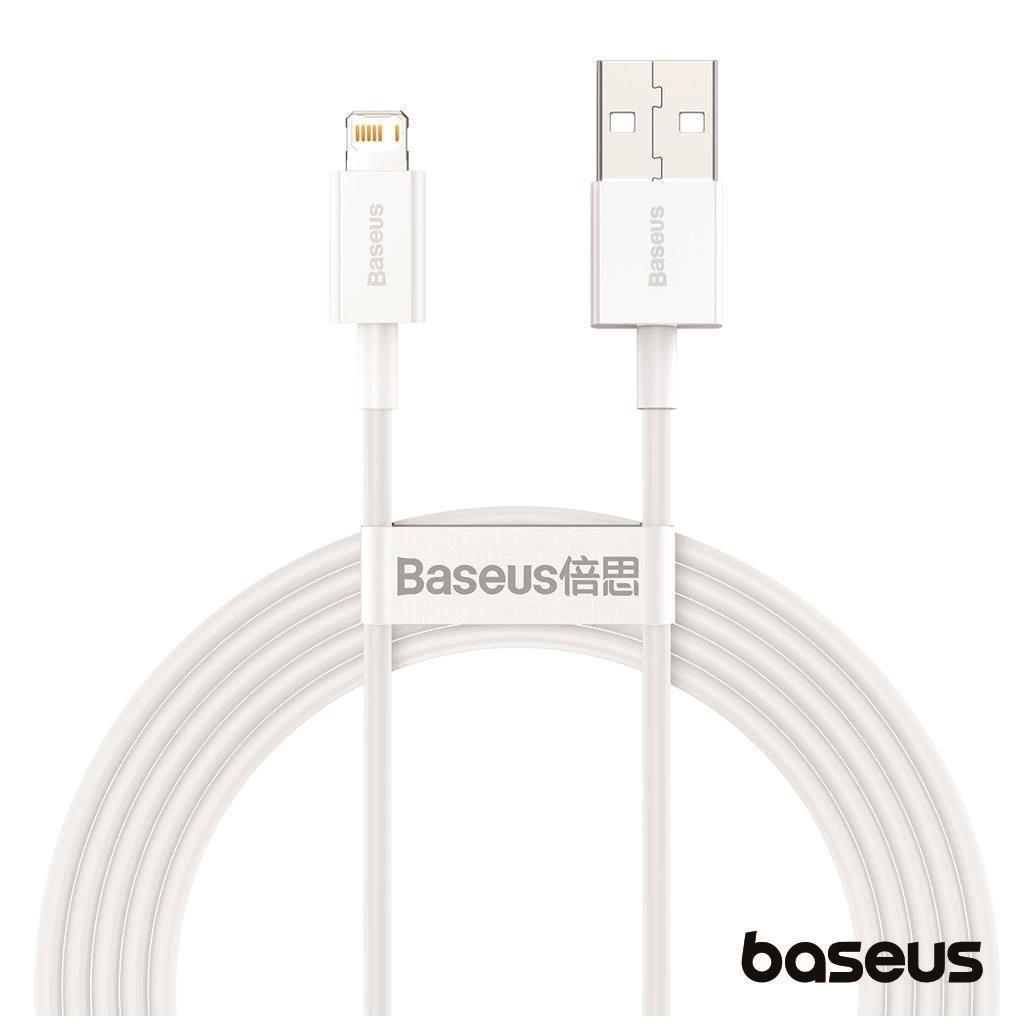 Cabo USB-A Macho / Lightning 2m Branco Superior BASEUS
