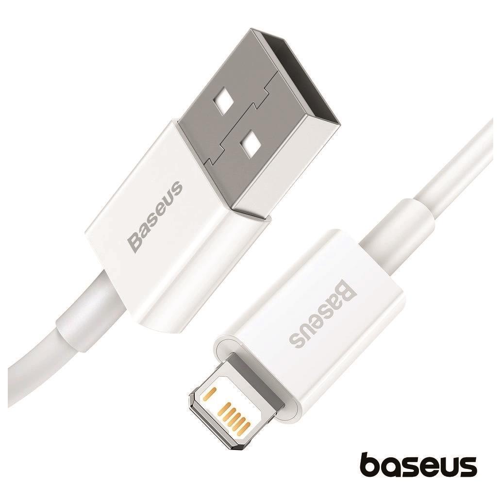 Cabo USB-A Macho / Lightning 2m Branco Superior BASEUS