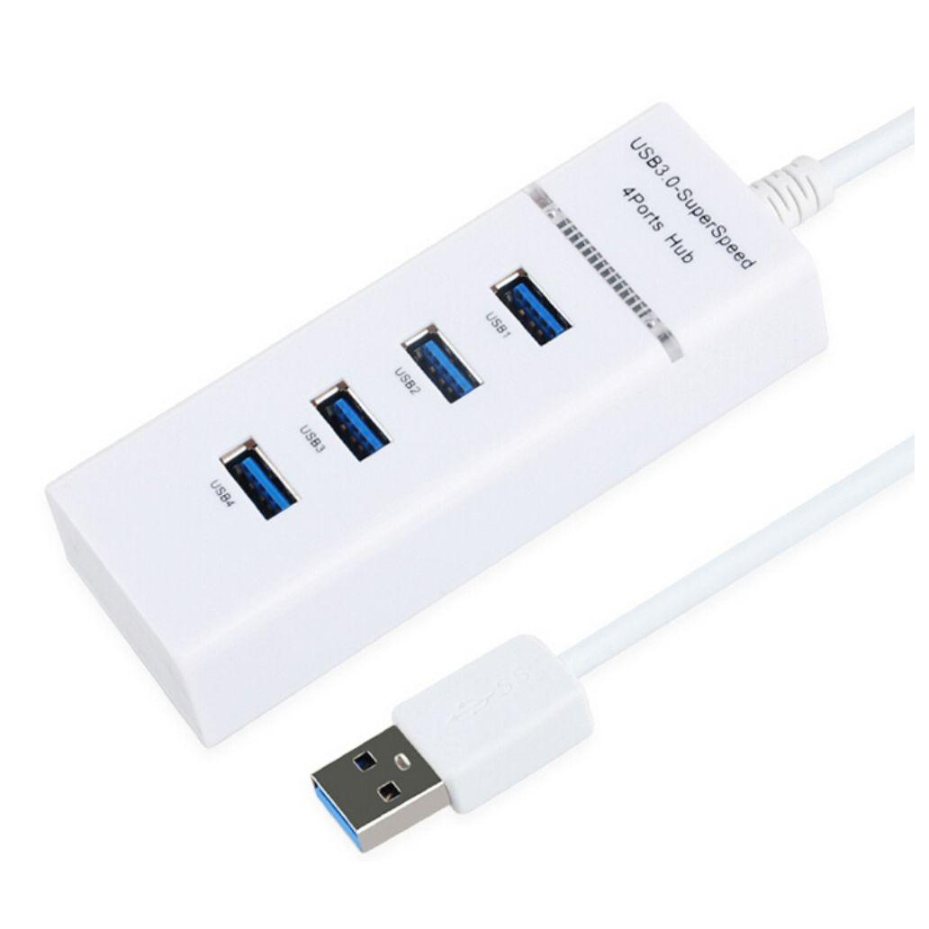 Hub USB 3.0 C/ 4 Portas Branco