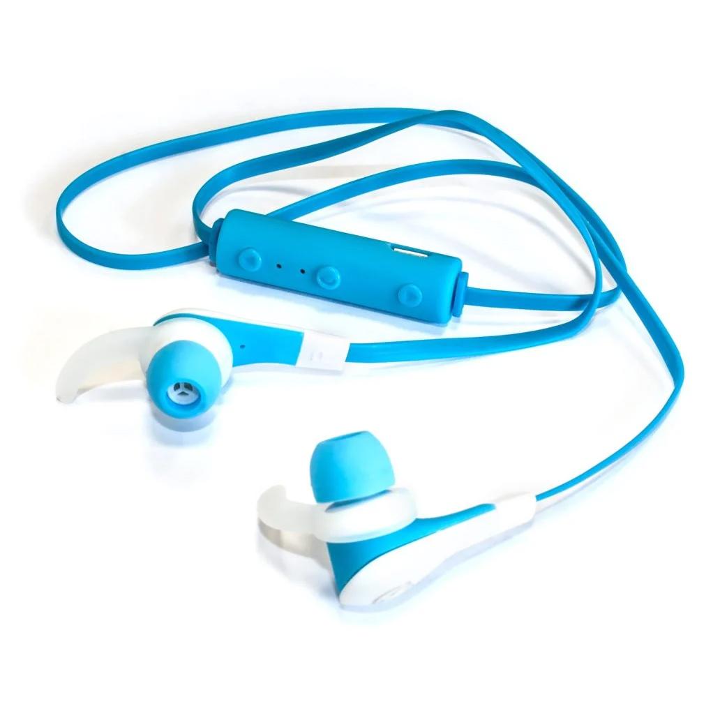Auriculares Bluetooth Stereo Mic Bat Azul Manta