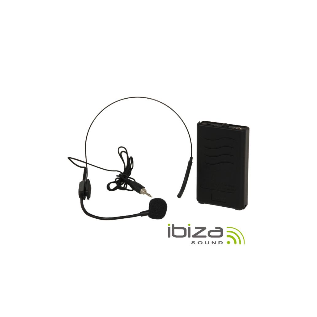 Microfone Headset S/ Fios 203.5mhz Ibiza