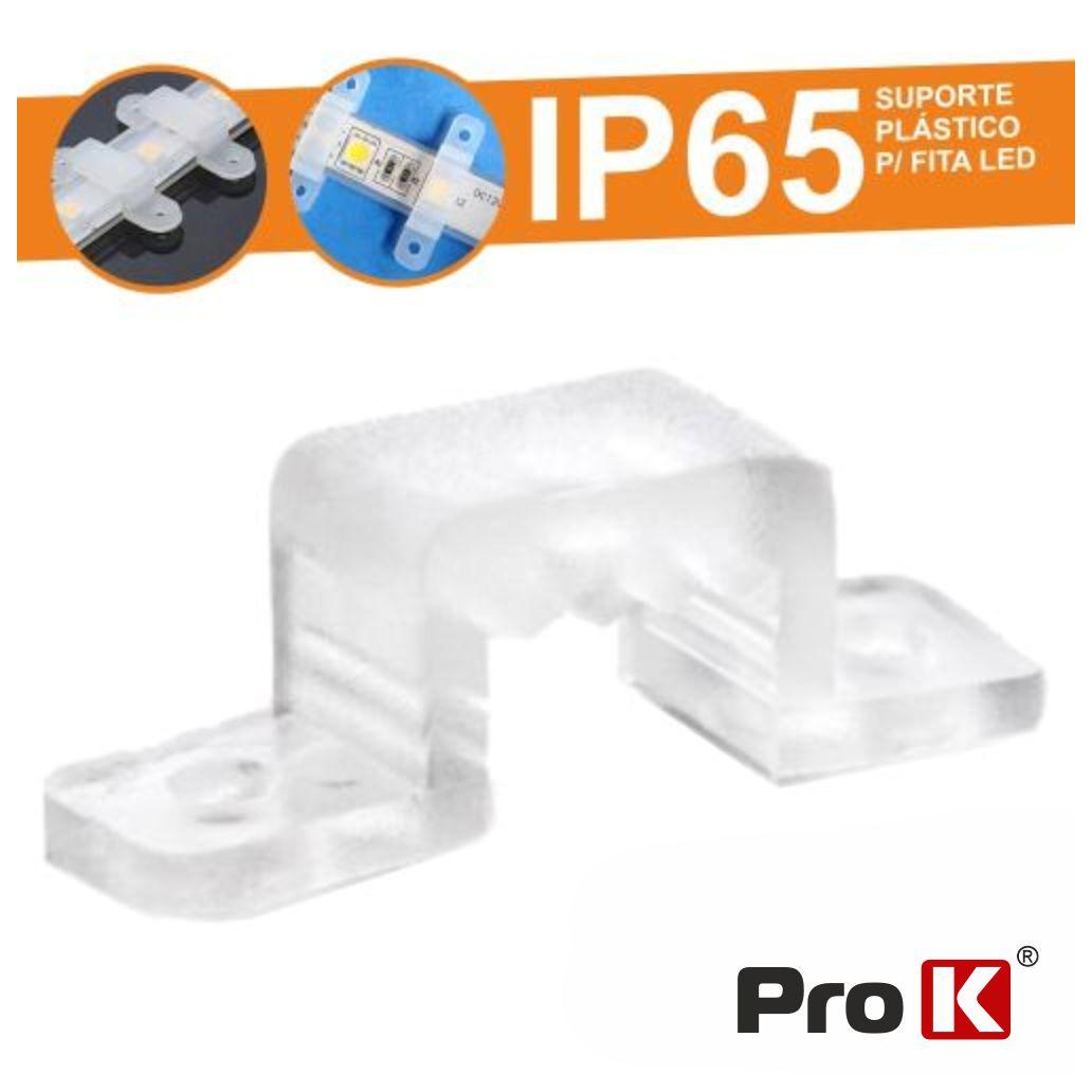 Suporte Plástico P/ Fita Leds 11mm Prok