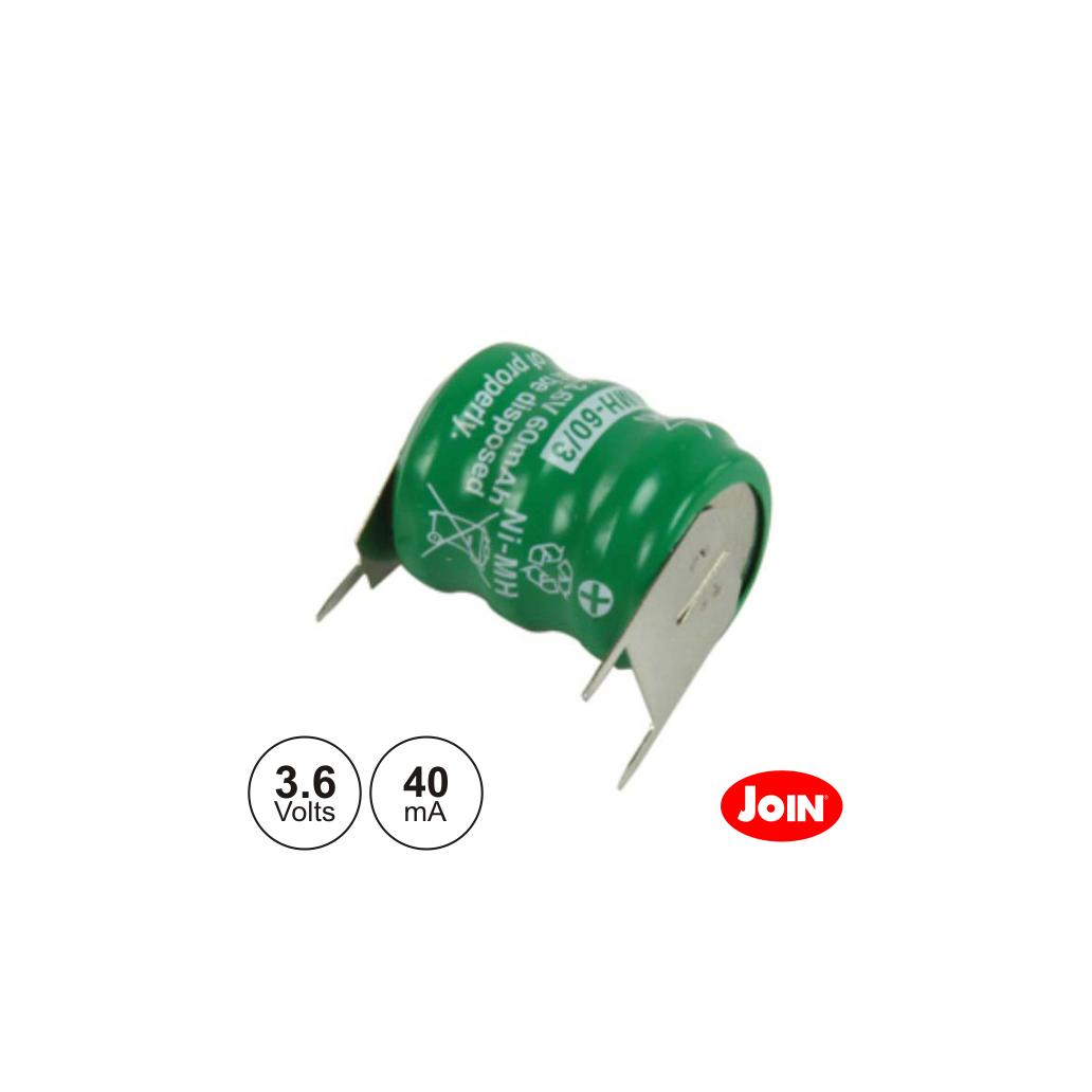 Bateria Ni-Mh 3.6v 40ma Join