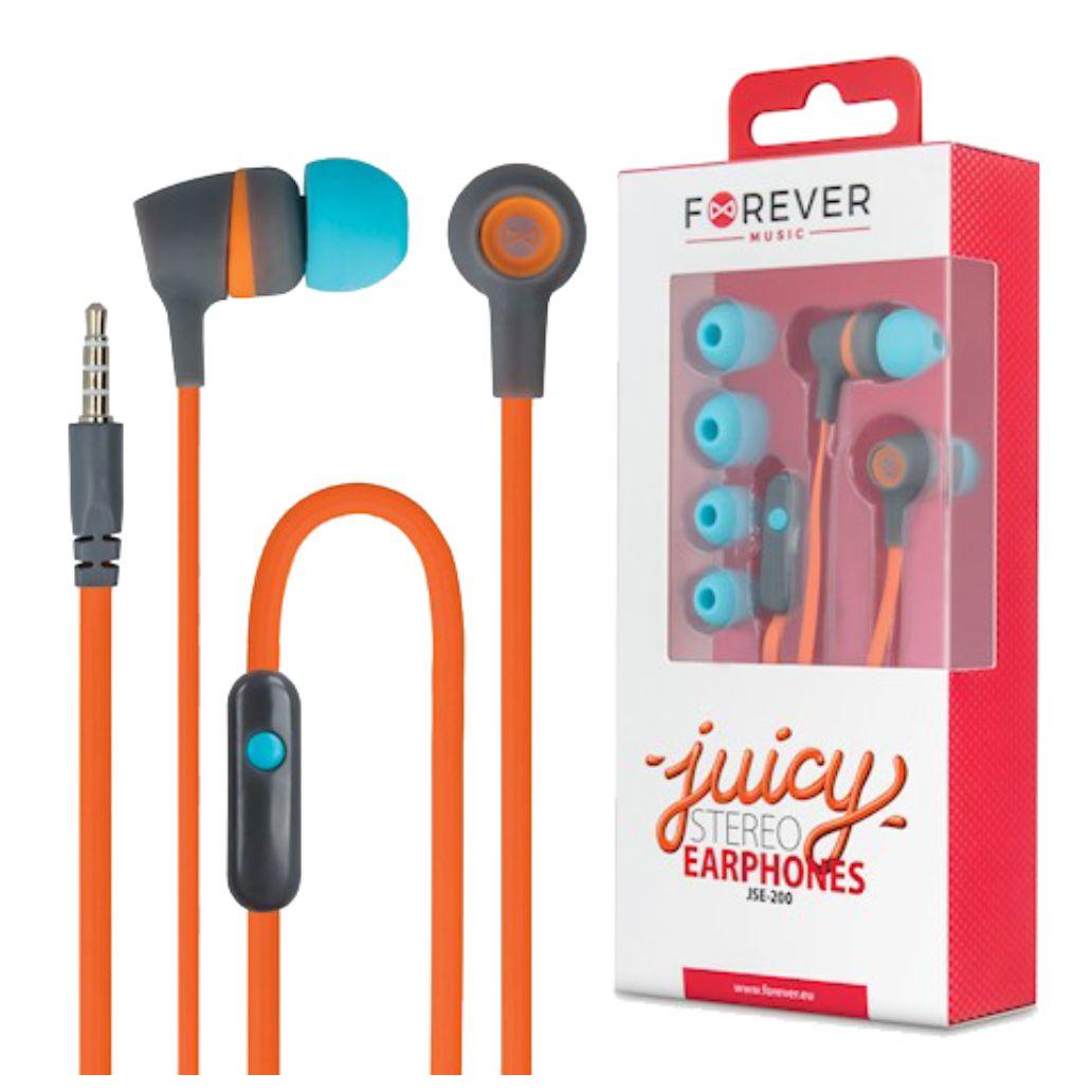 Auriculares Stereo Forever C/ Fios C/ Micro Colorido