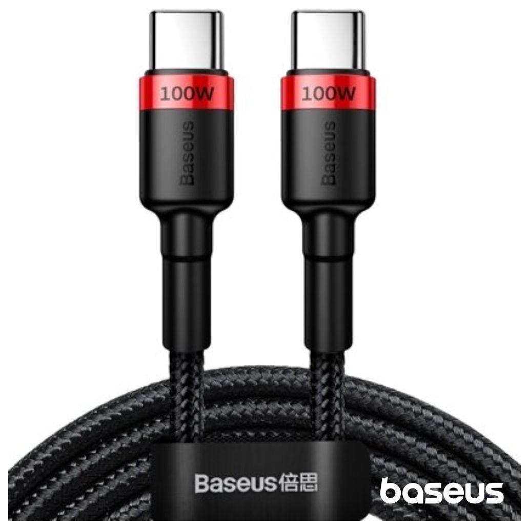 Cabo USB-C 2.0 PD Macho P/ USB-C PD Macho 5A 2m 100W BASEUS