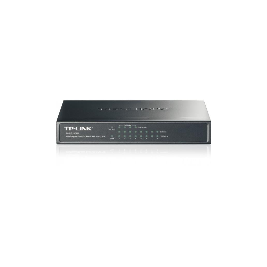 Hub Interruptor 8 Peos 10/100/1000 Tp-Link Tl-Sg1008p