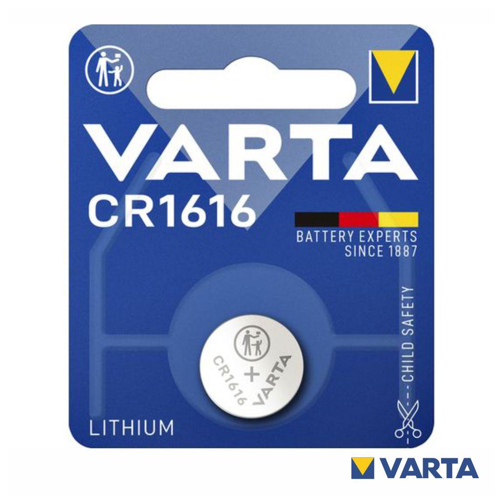 Pilha Lithium Botão CR1616 3V Blister VARTA