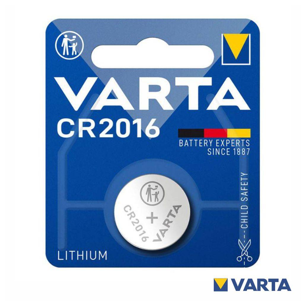 Pilha Lithium Botão CR2016 3V Blister VARTA