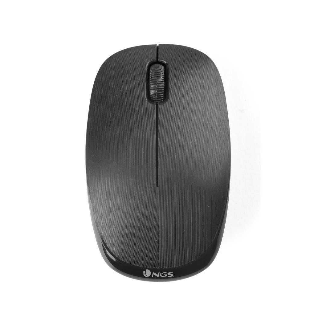 Optical Mouse Ngs Wireless Névoa Negra