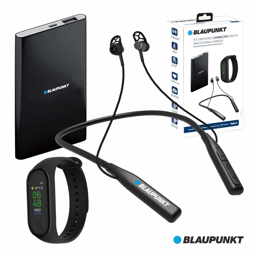 Auriculares Bluetooth Smartband E Powerbank Blaupunkt
