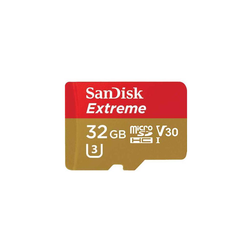 Cartão Memória MicroSDHC Extreme SANDISK 32GB