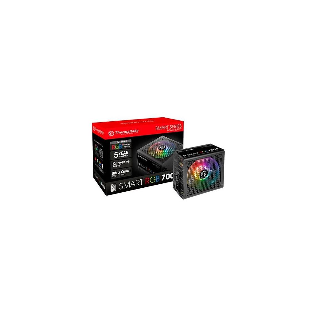 Fonte Alimentação Thermaltake Atx 700w Smart Rgb Preto