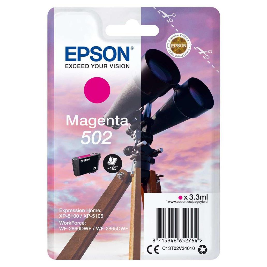 Tinteiro EPSON 502 Magenta C13T02V34020