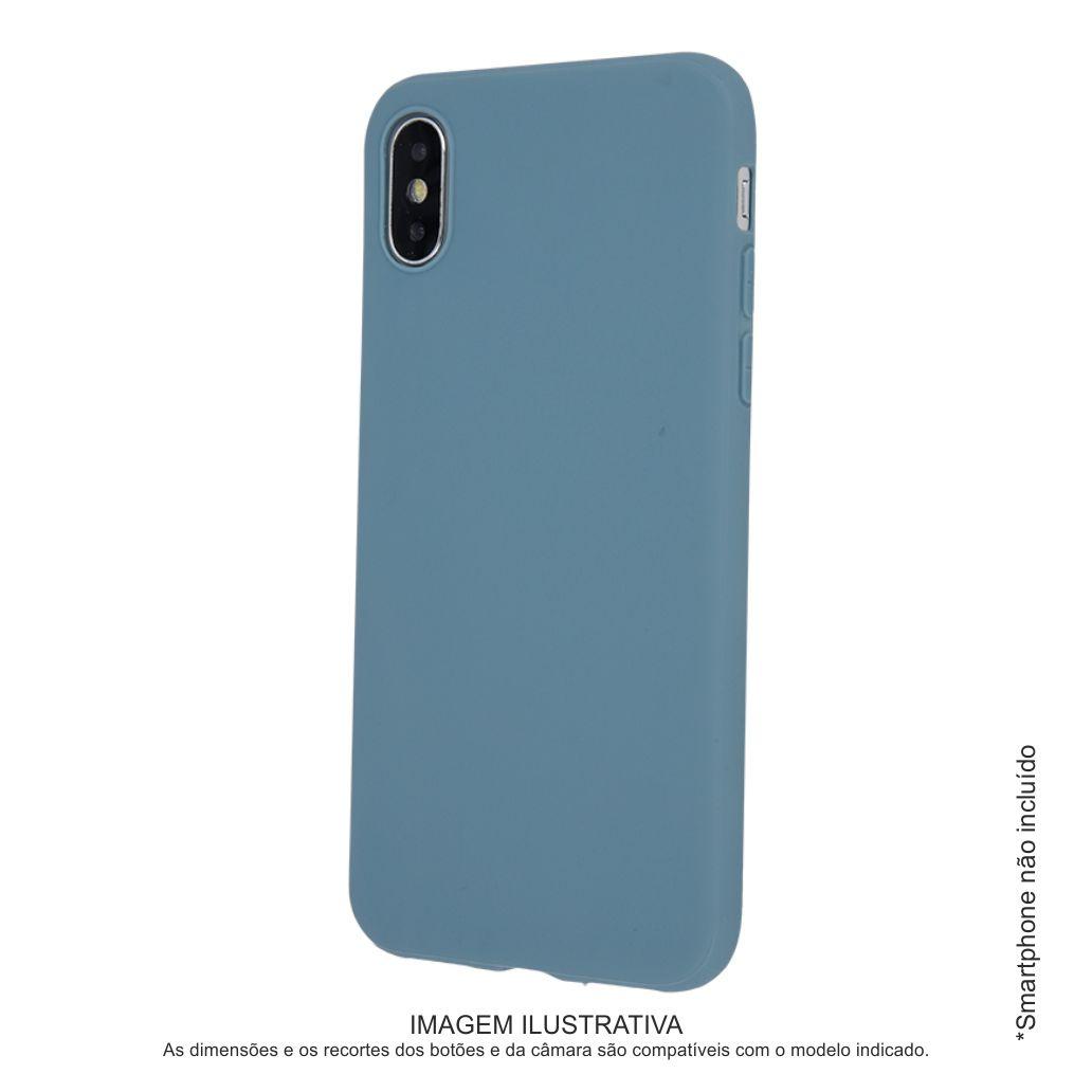 Capa TPU Anti-choque P/ iPhone 11 Pro Cinza Azul