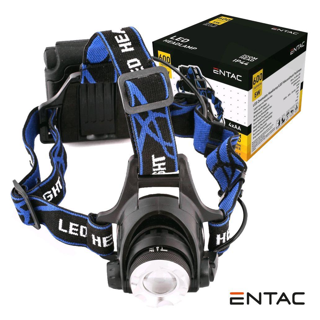 Lanterna De Cabeça 1 LED 5W 600LM ENTAC