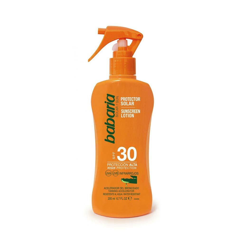 Protector Solar Babaria Aloe Vera Spray SPF30 200ML