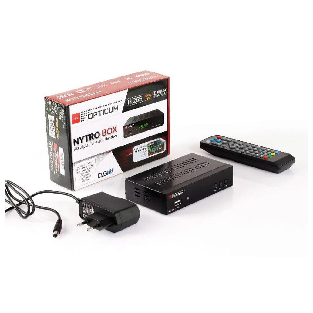 Recetor Opticum Nytro Box Plus fully DVB-T2/C TDT +Cable