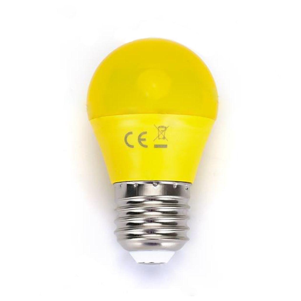 Lâmpada E27 4W= 30W 230V LED Amarelo