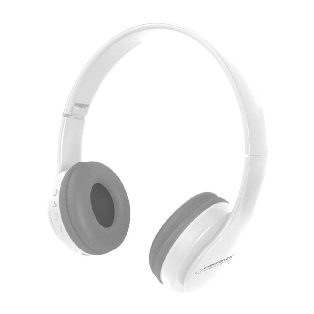 Auscultadores Bluetooth S/ Fios Stereo Brancos