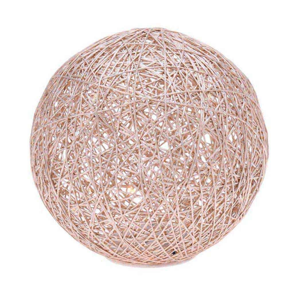 Bola Decorativa C/ 20 LEDS 20cm Dourada Branco Quente