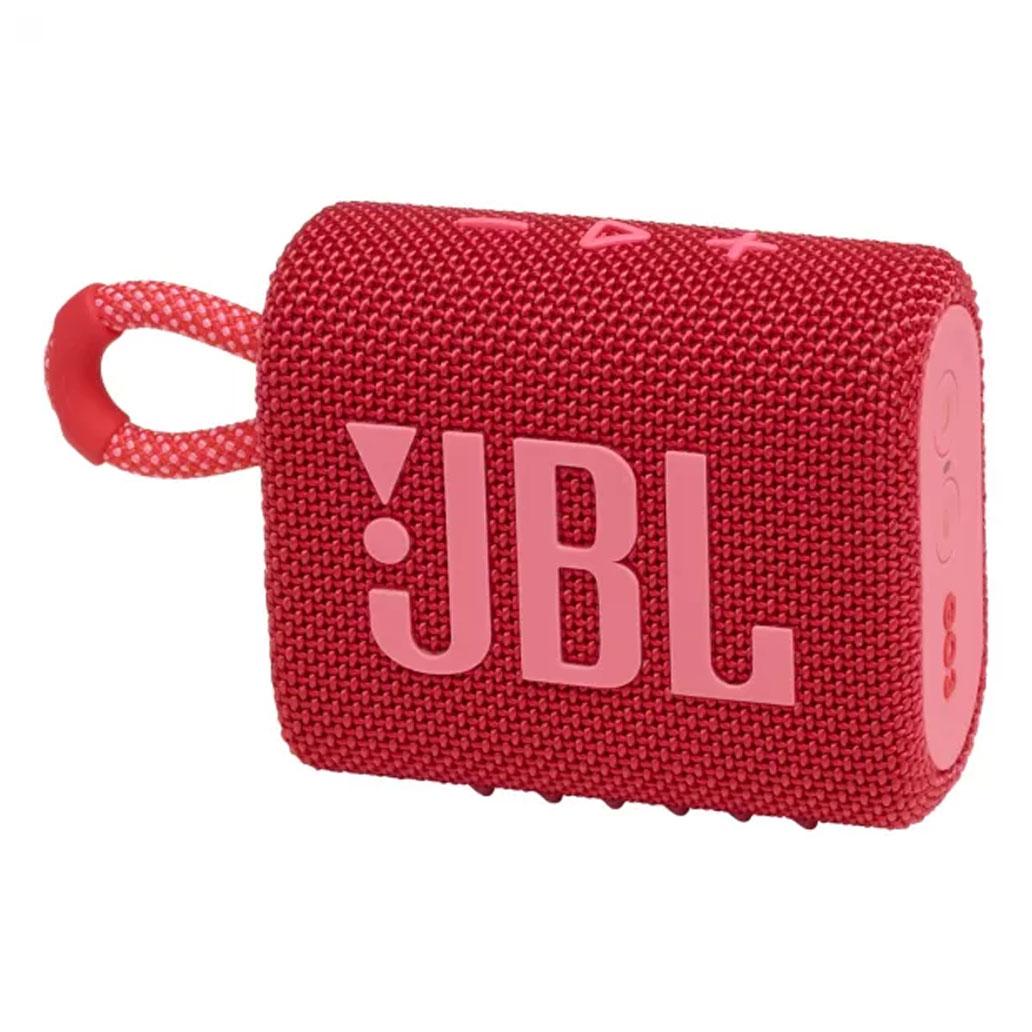 Coluna Portátil JBL GO 3  BT IPX7 USB-C Vermelha