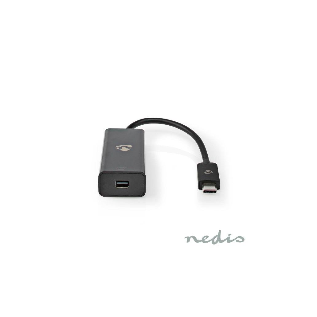 Adaptador USB-C / MIni Displayport Preto NEDIS