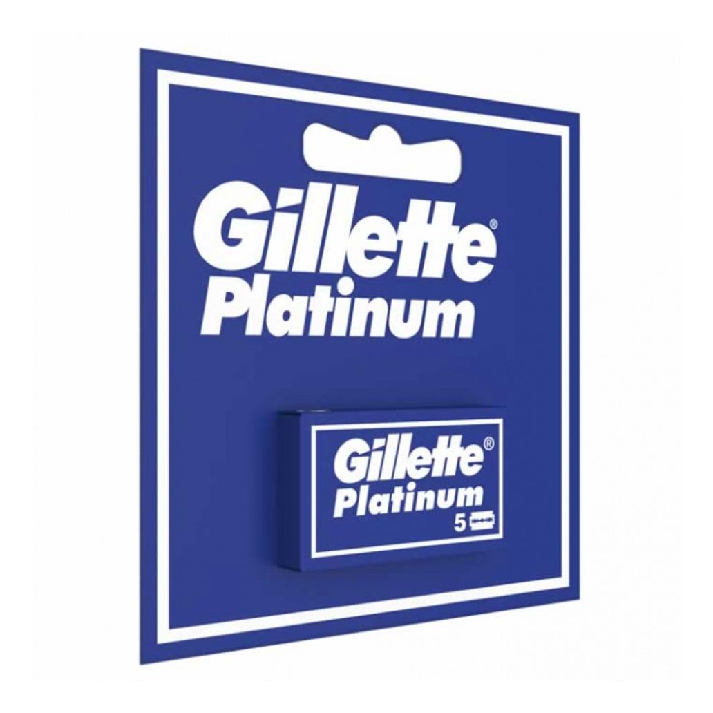 Gillette Platinum Recarga De 5 Lâminas De Babear