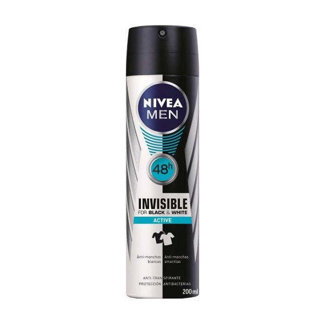 Desodorizante Spray Nivea Men Invisible Active 200ml