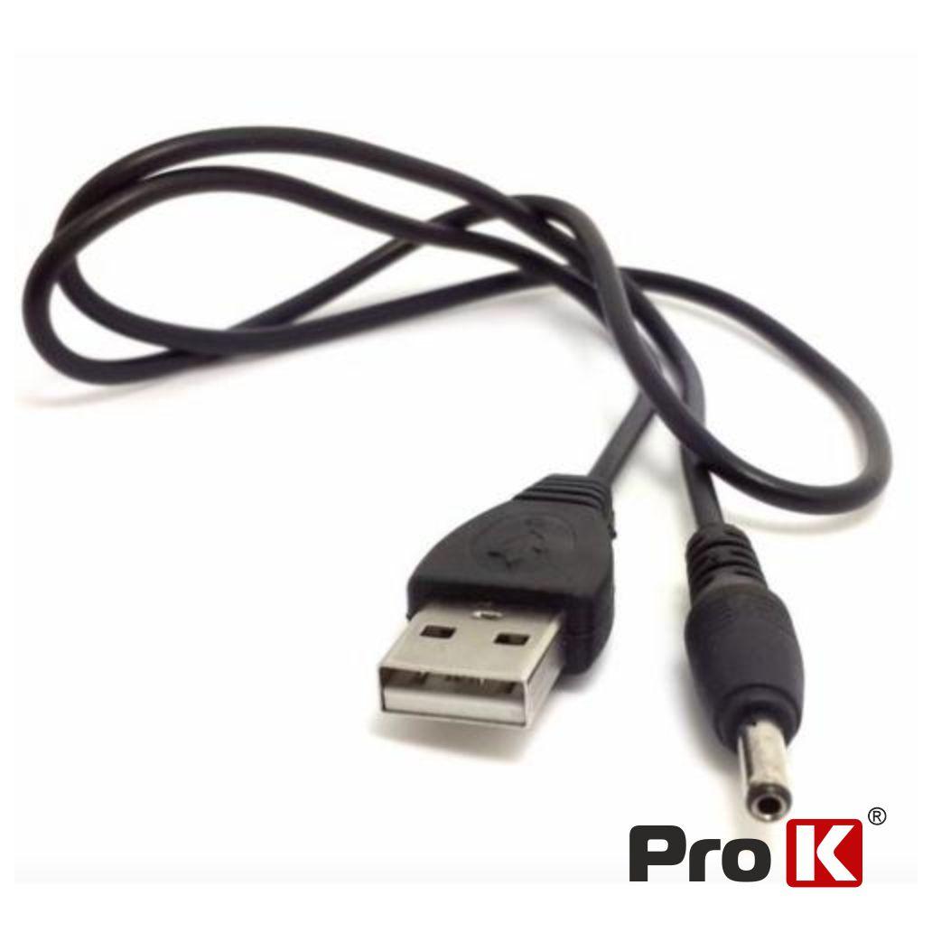 Cabo Alimentação USB-A 2.0 / DC 5.5mm PROK