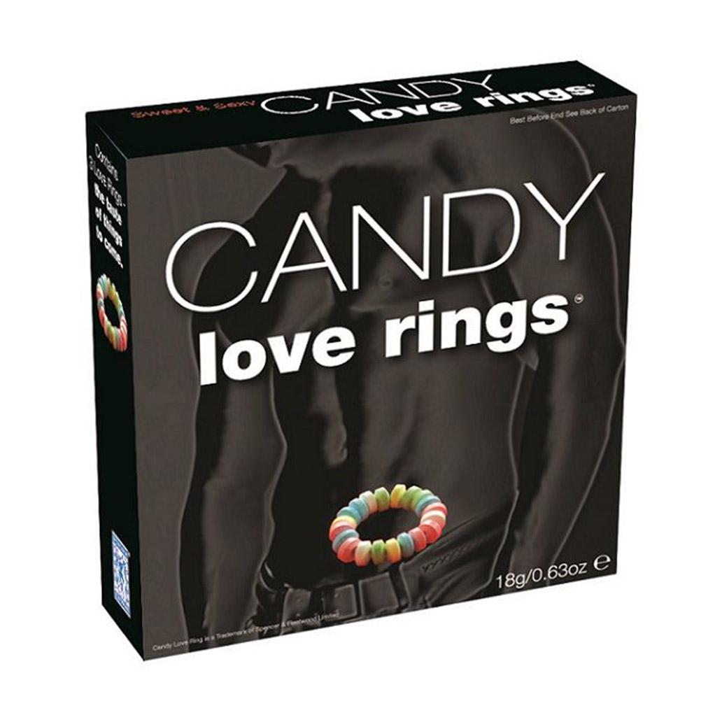 Aneis Comestivel Lovers Candy Masculino