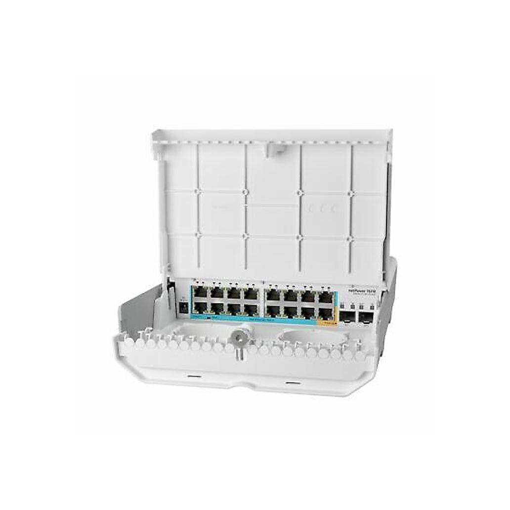 Hub Switch 16 Portas Mikrotik Netpower 15Fr 16Xfast Ethernet